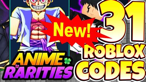 Rng Anime Rarities: Master Code Lists