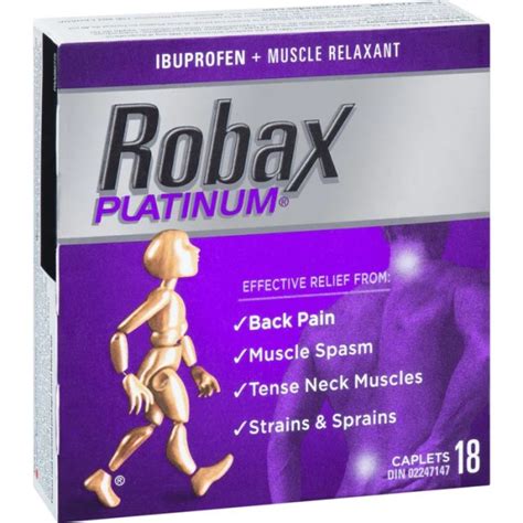 Robax Platinum 18 Counts Ctc Health