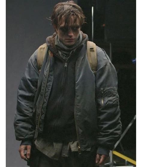 Robert Pattinson The Batman Bomber Jacket Bruce Wayne Jacket