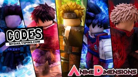 Roblox Anime Dimensions Codes Mydailyspins Com