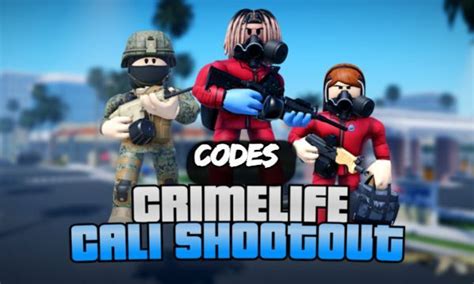 Roblox Cali Shootout Codes: Get Free Rewards