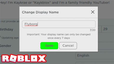 Roblox Display Name How To Get Or Change Display Name