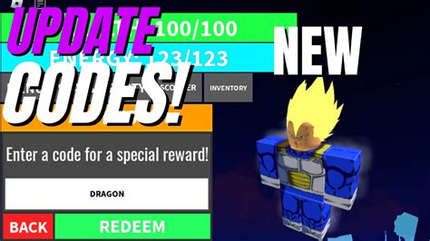 Roblox Dragon Ball Rage Codes