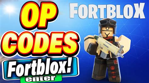 Roblox Fortblox Codes