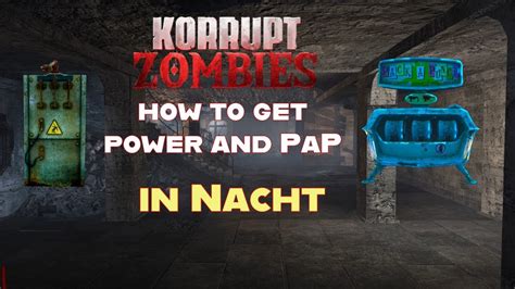 Roblox Korrupt Zombies How To Get Power And Pack A Punch In Nacht