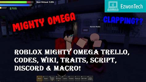 Roblox Mighty Omega Trello Codes Wiki Traits Script Discord Macro