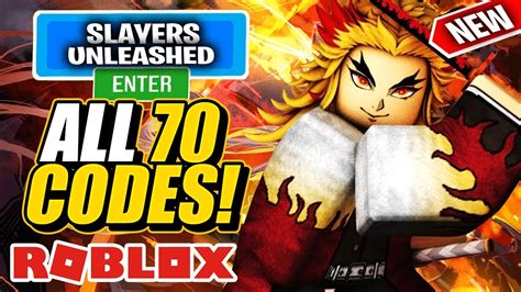 Roblox Slayers Unleashed Codes