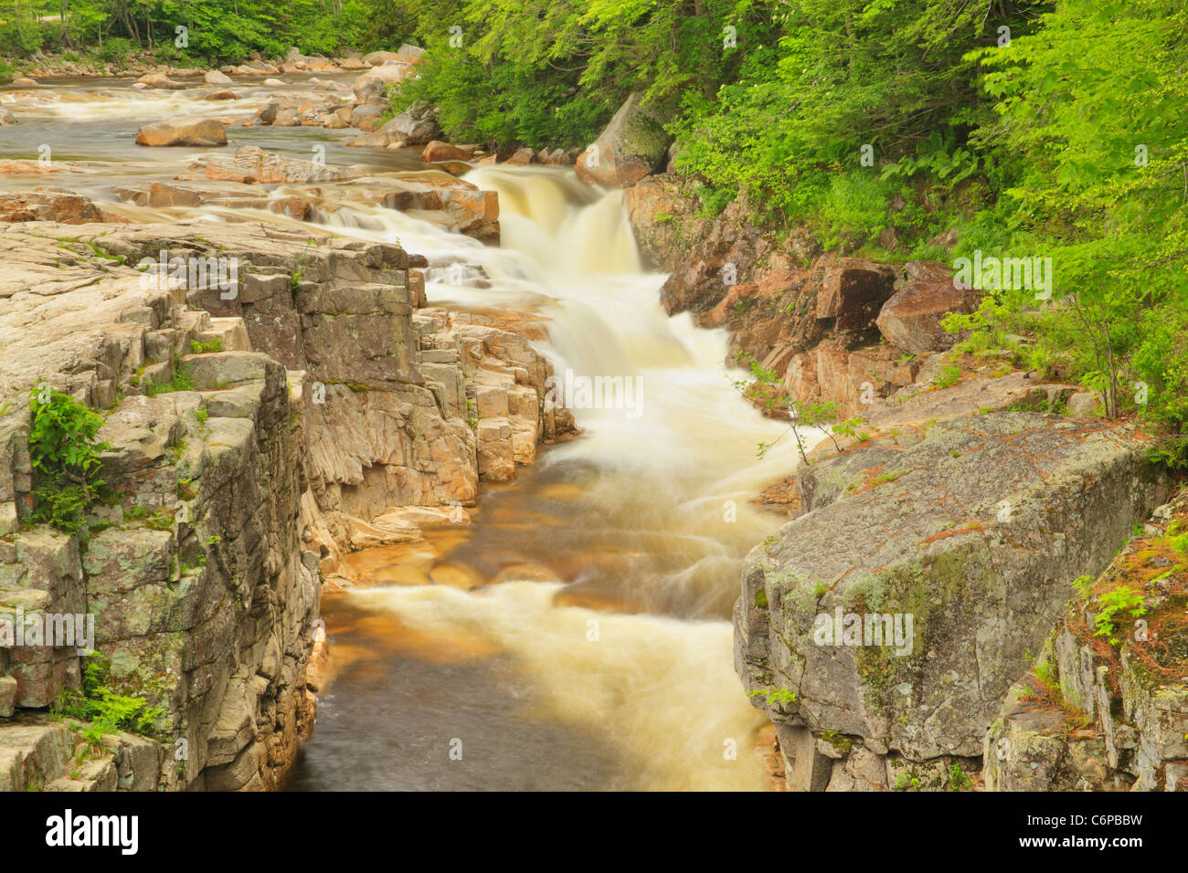 Rocky Gorge On The Kancamagus Highway New Hampshire Stock Photo Image