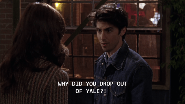 Rory Dropping Out Of Yale R Gilmoregirls