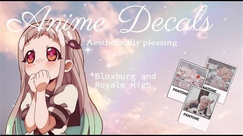 Royale High Decal Id Codes Aesthetic Anime Pfp Mha Blue Anime Images