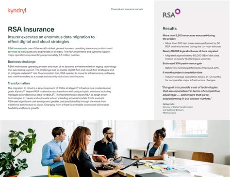 Rsa Insurance Case Study Pdf