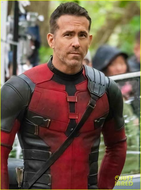 Ryan Reynolds Seen In Costume For First Time On Set Of Deadpool 3 In