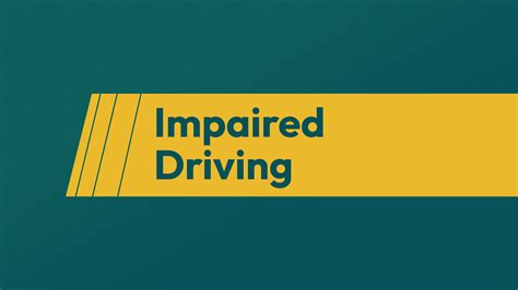 Safety Moment Impaired Driving Coalition For Safer Alberta Roads