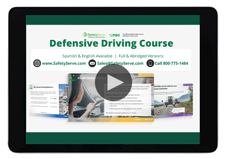 Safety Serve Defensive Driving Course Answers