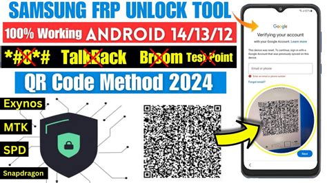 Samsung Frp Bypass New Method 2024 By Qr Code