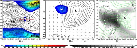 Scielo Brasil Upper Tropospheric Cyclonic Vortex And Brazilian