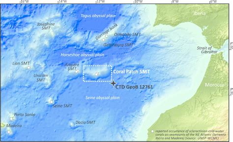 Seamount On Chart Black Atlantic