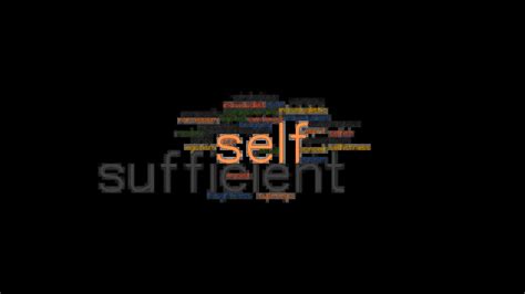 Self Sufficient Synonyms And Related Words What Is Another Word For