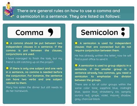 Semicolon Vs Comma