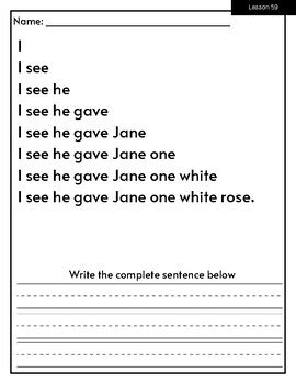 Sentence Fluency Writing Ufli Aligned Lesson 59 Tpt