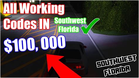 September 2021 All New Working Codes For Southwest Florida Beta Op