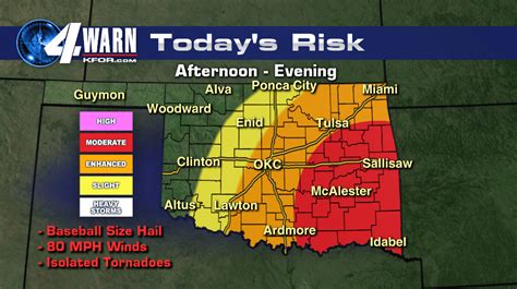 Severe Weather Expected Tuesday Afternoon And Evening Kfor Com