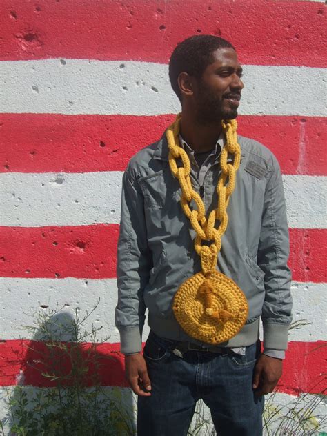 She Made A Flava Flav Inspired Chain Clock Knithacker