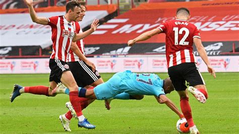 Sheffield United 3 1 Tottenham Var Handball Call Denies Spurs Equaliser As Blades Back On Form Football News Sky Sports