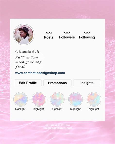 Short Aesthetic Bio Template