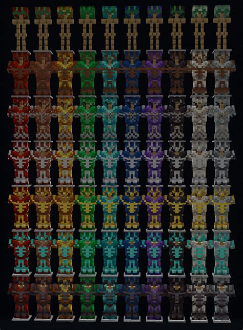 Silence Armor Trim In All Colors On All Armor Sets R Minecraft