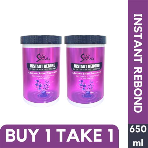 Silk Secrets Silk Secrets Instant Rebond 2X Keratin Cysteamine And