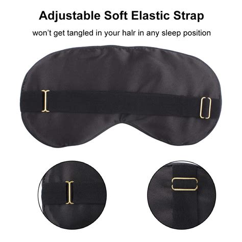 Silk Sleep Mask Lightweight And Comfortable Super Soft Adjustable