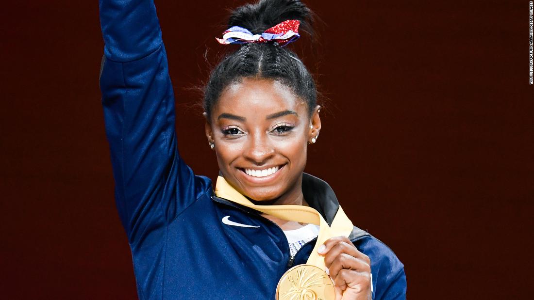 Simone Biles Drops Nike Signs With Gap Unit Athleta Cnn