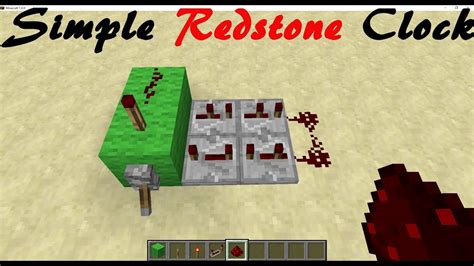 Simple Redstone Clock On Off Switch Minecraft De Youtube