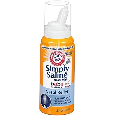 Simply Saline Nasal Mist Baby 2 Oz Pack Of 3 Walmart Com Walmart Com