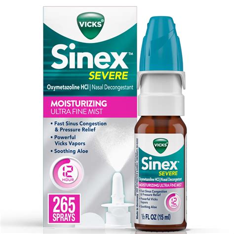 Sinus Nasal Spray: Instant Congestion Fix