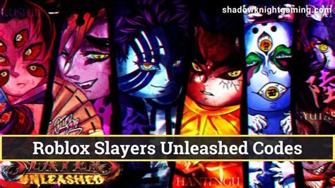 Slayer Unleashed Codes 2024