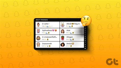 Snapchat Best Friends List How Is It Ordered Guiding Tech