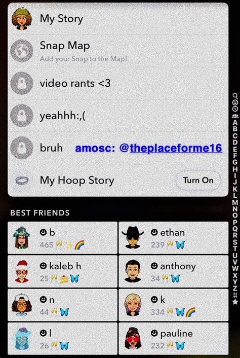 Snapchat Bsf List Snapchat Best Friends Snapchat Names Snapchat Emojis