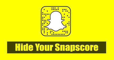 Snapscore Privacy: Hide Your Score