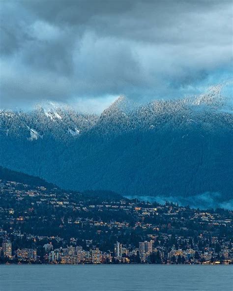 Sneak Peek Fresh Snow On Crown Mountain Mt Fromme And Grouse