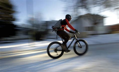 Snow Cleared Streets Lure Winter Bike Riders Winnipeg Free Press