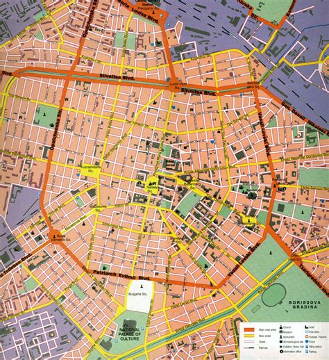 Sofia City Map Discover The Beauty Of Bulgaria