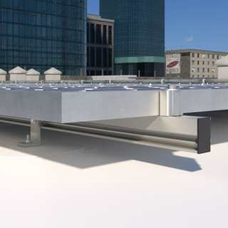 Solar Snap Solar Racking For Low Slope Membrane Roofs Aceclamp