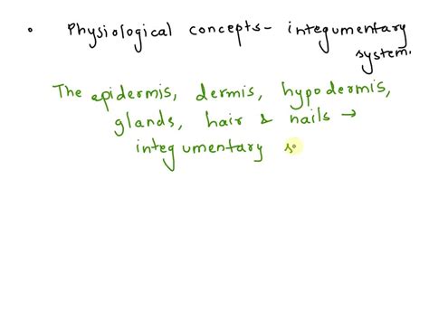 Solved Explain The Physiological Concepts Associated With The