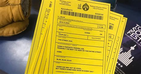 Someone Is Giving Out Fake Parking Tickets In Toronto