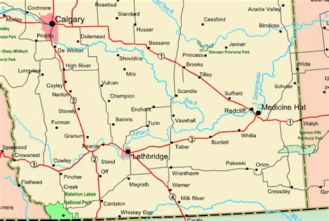 Southern Alberta Map View Online