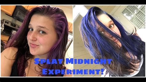 Splat Midnight Indigo On Light Medium And Dark Hair Youtube