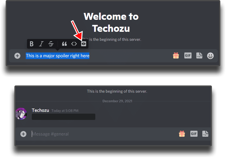 Spoiler Text Discord
