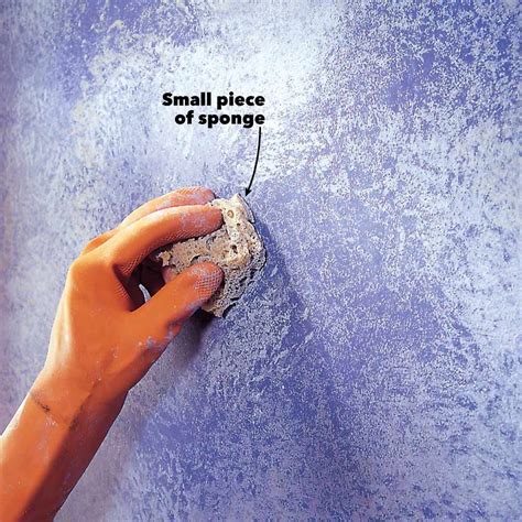 Sponge Painting Quick And Easy Wall Painting Technique Sponge